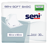 Пеленки Seni Soft Basic 60 x 60 см, 30 шт.
