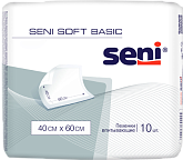 Пеленки Seni Soft Basic 40 x 60 см, 10 шт.