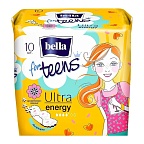 Прокладки супертонкие bella for teens Ultra energy по 10 шт.