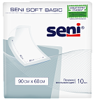 Пеленки Seni Soft Basic 90 x 60 см, 10 шт.