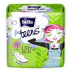 Прокладки супертонкие bella for teens Ultra relax по 10 шт.