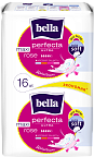 Супертонкие прокладки bella Perfecta Ultra Maxi rose deo fresh по 16 шт. 