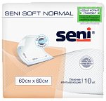 Пеленки Seni Soft Normal 60 x 60 по 10 шт (компактное сложение)