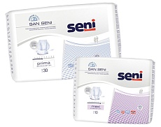 Смена дизайна упаковки San Seni.