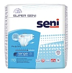 Подгузники для взрослых Super Seni Large(3), 100-150 см, 10 шт.