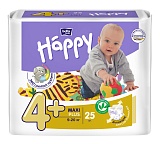 Детские подгузники Bella Baby Happy Maxi Plus (9-20 кг), 25 шт