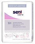 Рукавица для мытья с непроницаемой пленкой внутри Seni Care, 50 шт.